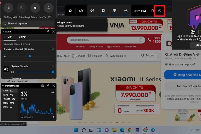 Quay màn hình máy tính