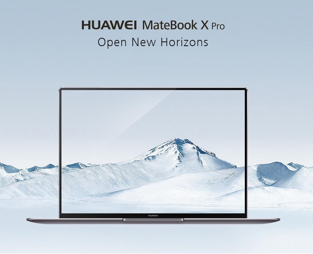 Máy tính Huawei MateBook X Pro với màn hình cảm ứng sắc nét