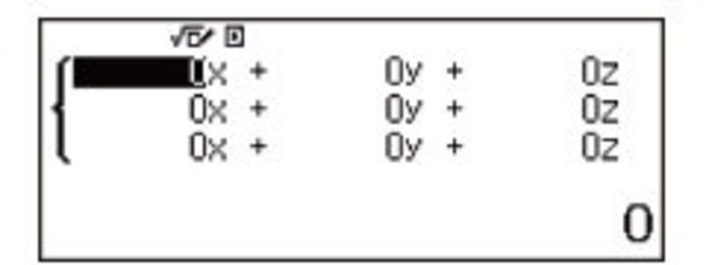 Lựa chọn chế độ giải hệ phương trình 3 ẩn trên máy tính Casio FX 580VNX