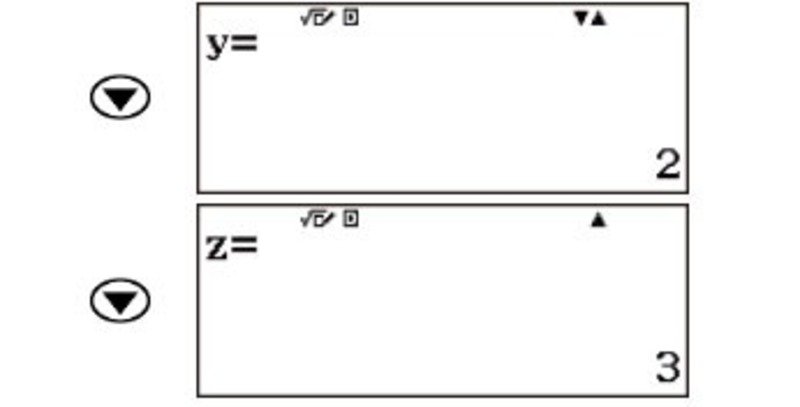 Hiển thị nghiệm Y của hệ phương trình 3 ẩn trên Casio FX 580VNX