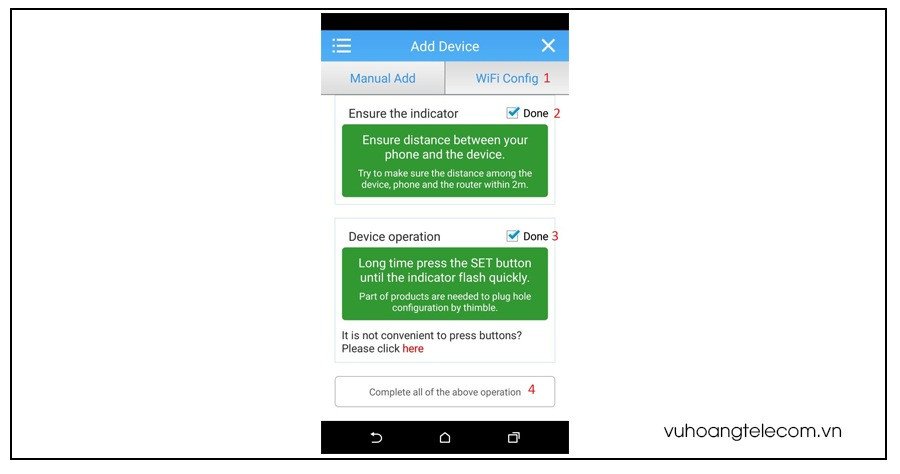 Các bước thiết lập Wificonfig trong XMeye
