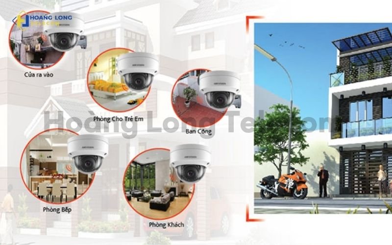 Dịch vụ lắp camera tại nhà - Hoàng Long Telecom tư vấn và thi công tận nơi