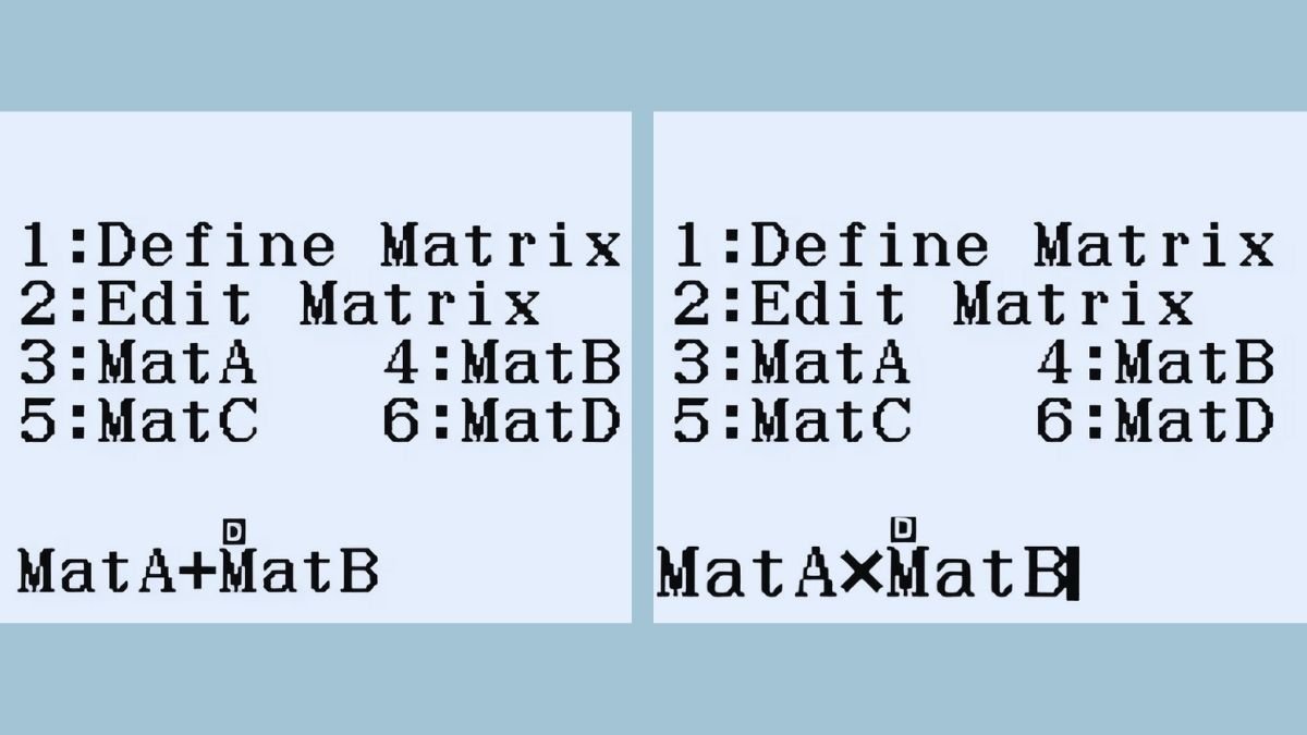 Thực hiện phép cộng hai ma trận trên máy tính Casio FX 580VN