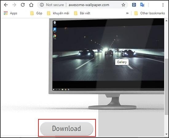Tải AwesomeWallpapers để đặt video làm hình nền