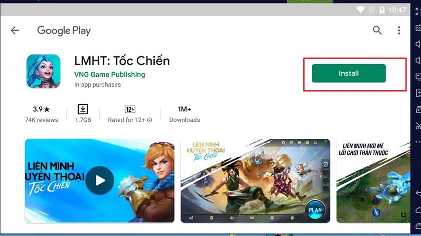 Cài đặt game Liên Minh Tốc Chiến trên giả lập NoxPlayer