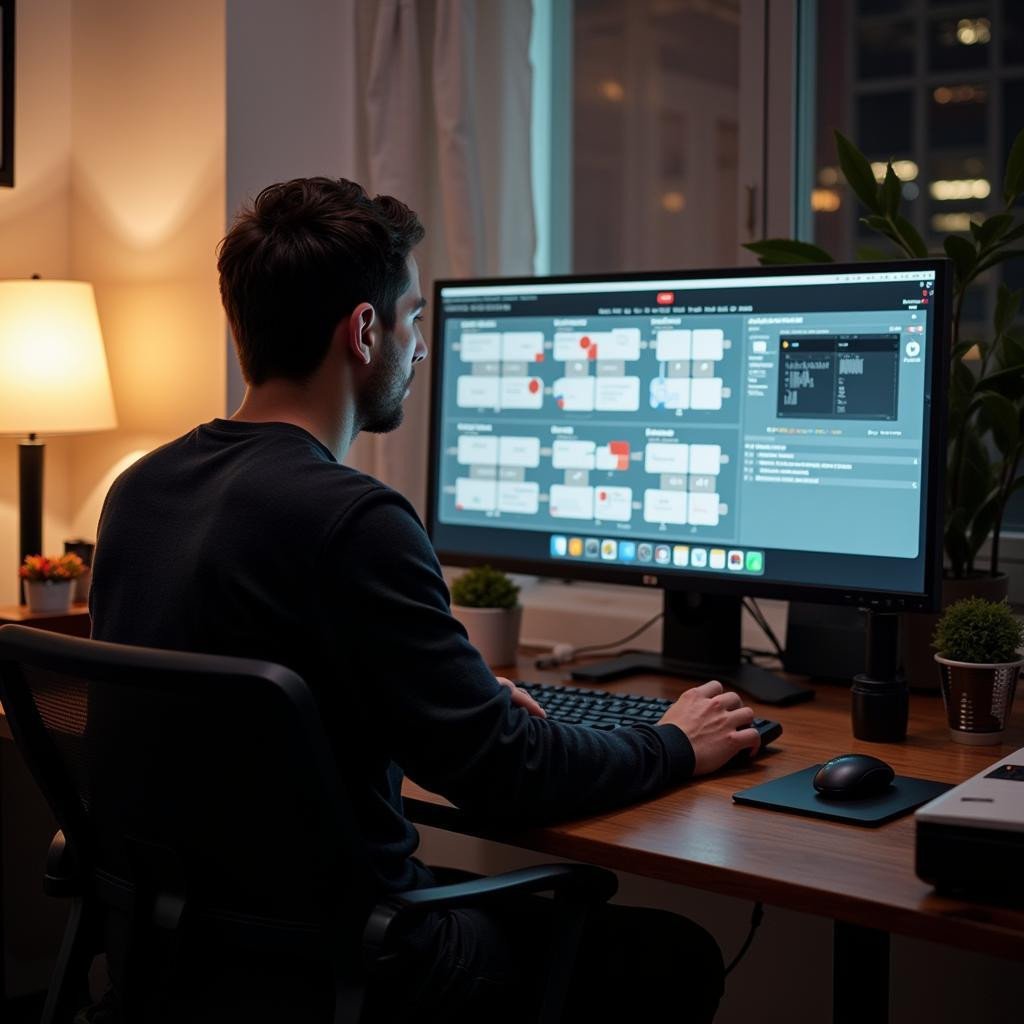 Cách đặt màn hình máy tính đúng cách với khoảng cách