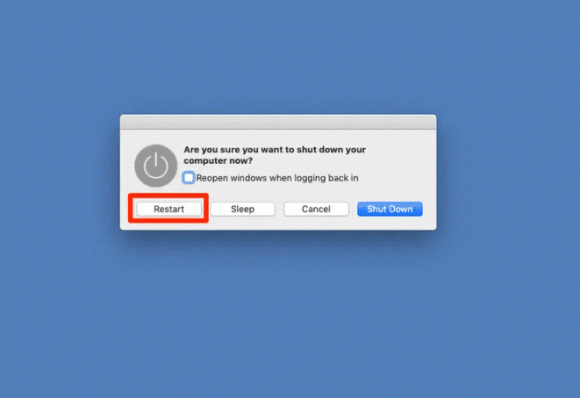 Khởi động lại máy tính khi bị treo