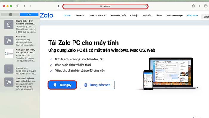 Tải xuống Zalo phiên bản mới nhất từ trang web chính thức