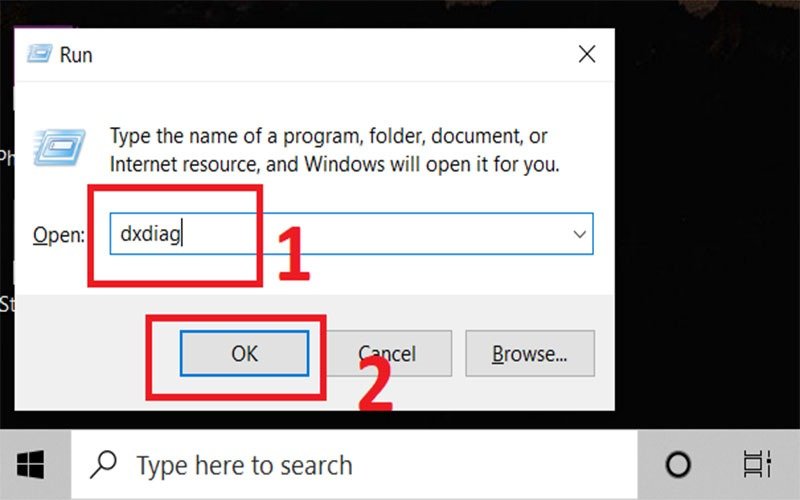 kiểm tra cấu hình máy tính để chơi game