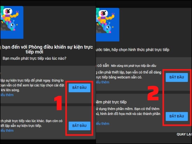 Lựa chọn c&aacute;c điều khiển