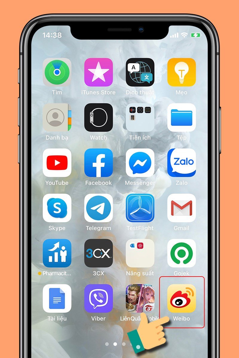 Hướng dẫn mở ứng dụng Weibo trên điện thoại để đăng nhập