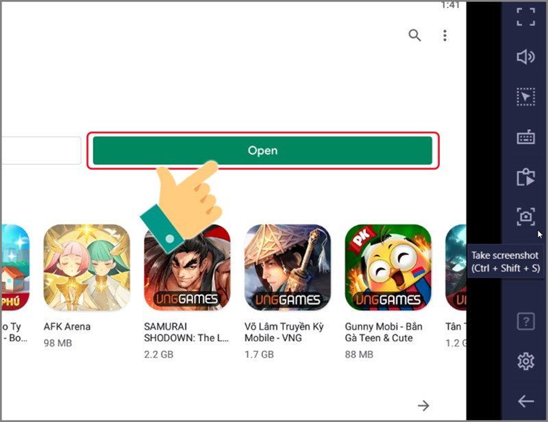 Mở game Boom M trên máy tính đã cài đặt