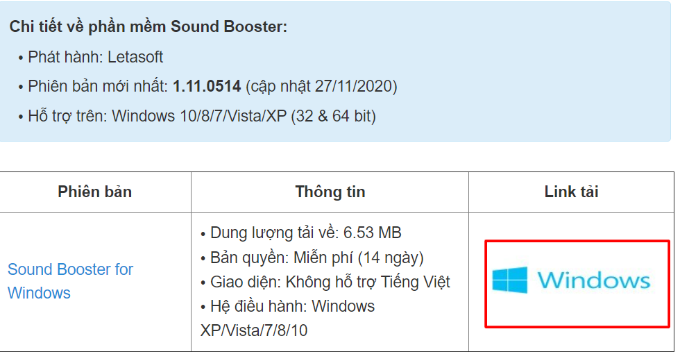 Tải và cài đặt Sound Booster để tăng âm lượng máy tính