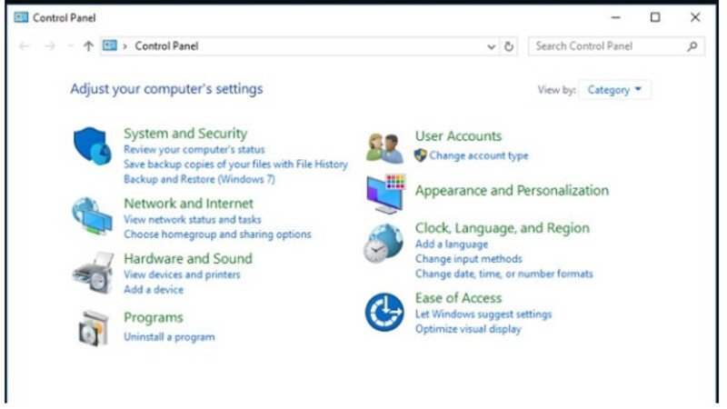 Cách truy cập Control Panel để bật micro trên máy tính Win 7