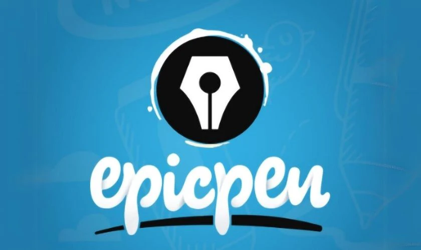 Giao diện Epic Pen trực quan giúp bạn dễ dàng vẽ màn hình máy tính
