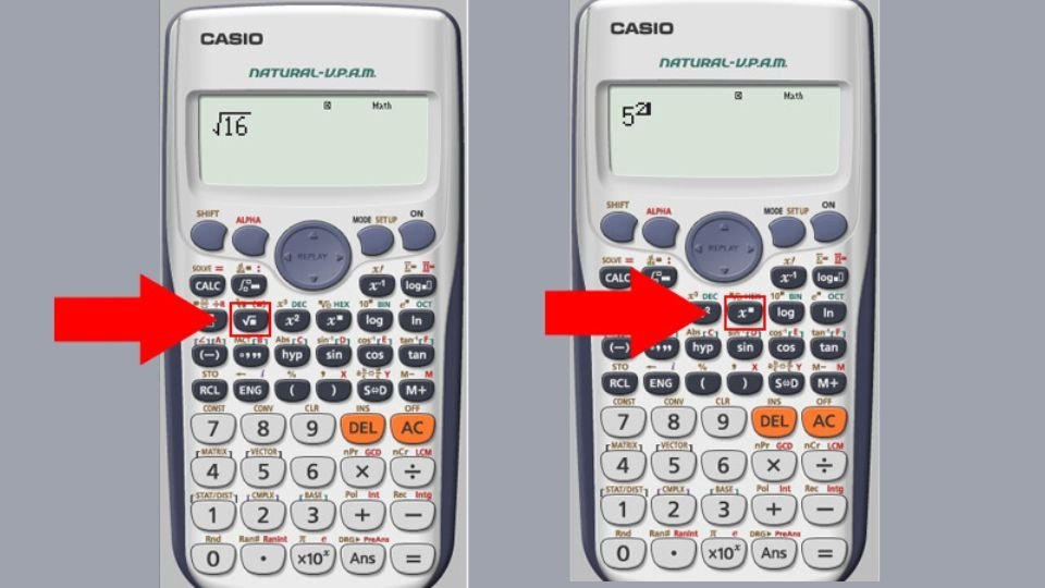 Phép Tính Toán Phức Tạp Hơn Gồm Căn Bậc Hai, Lũy Thừa