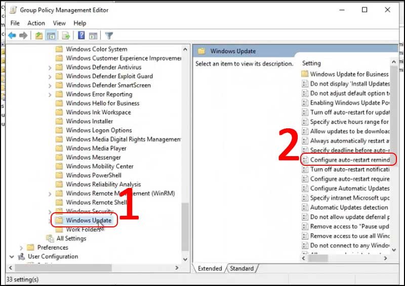 Chá»n Configure Automatic Update