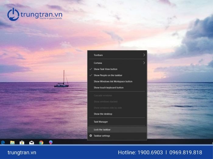 Chọn Personalization trong cài đặt Windows để đổi hình nền máy tính Win 10