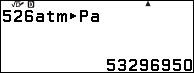 Kết quả chuyển đổi 526 atm sang Pa