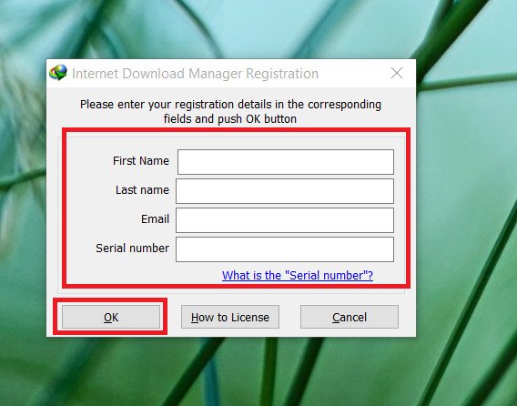 Đăng ký bản quyền IDM sau khi cài đặt