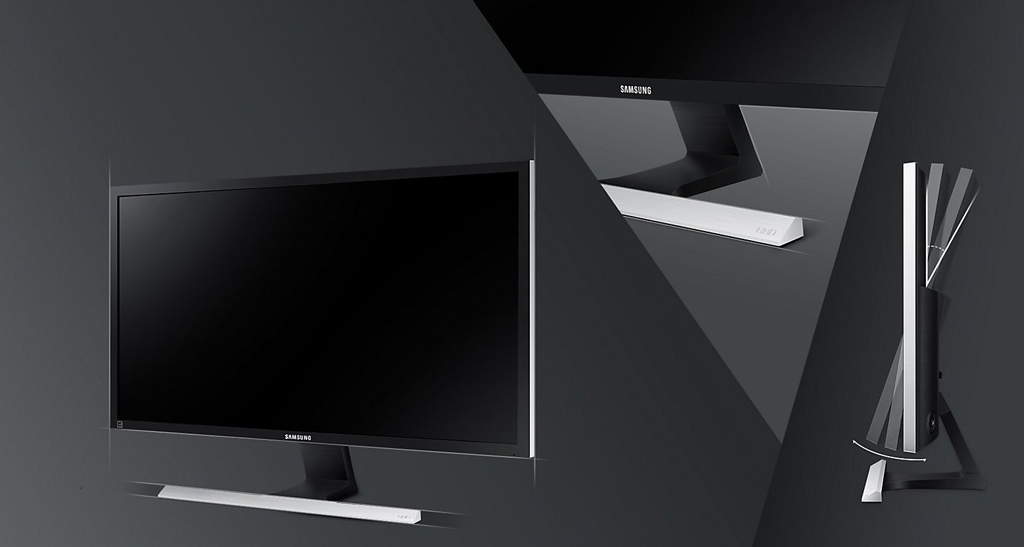 Góc nhìn màn hình máy tính Samsung LU28E590DS/XV 28 inch 4K hiển thị hình ảnh sắc nét