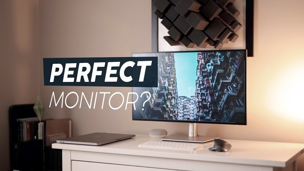 Toàn cảnh màn hình máy tính Dell 2K Dell Ultrasharp U2722D từ phía trước