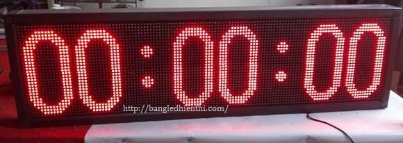 Đồng hồ LED hiển thị thời gian đồng bộ NTP trong hệ thống máy tính