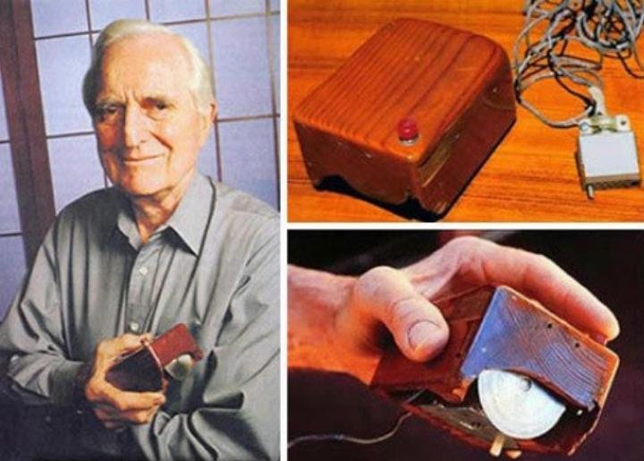 Douglas Engelbart, một kĩ sư người Mỹ đã nộp một sáng chế mà sau này được coi là con chuột máy tính đầu tiên trên thế giới