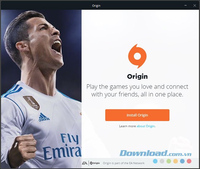 Cài đặt ứng dụng Origin để tải FIFA