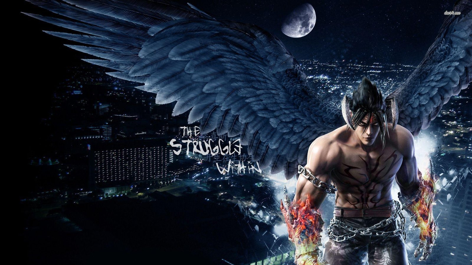 Hình nền game với các sinh vật kỳ ảo