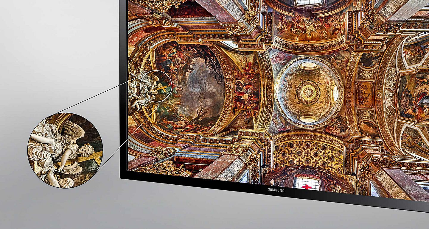 Trải nghiệm hình ảnh Ultra HD 4K sống động trên màn hình Samsung LU28E590DS/XV