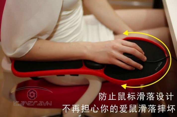 Giá đỡ tỳ tay V8 giúp giảm mỏi cổ tay khi thao tác chuột