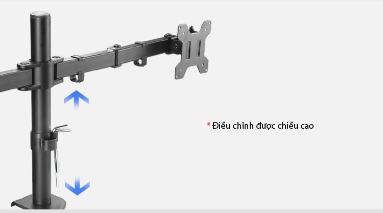 Giải pháp tối ưu không gian với giá treo 4 màn hình máy tính