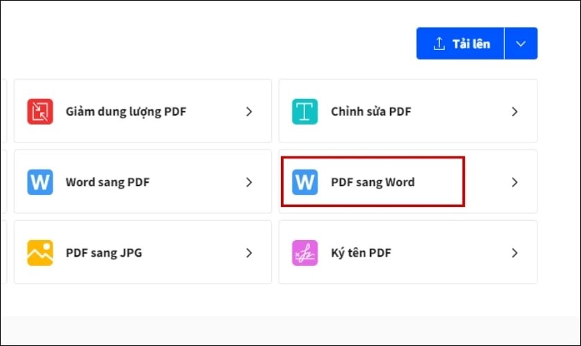 Chuyển đổi file PDF sang Word, Excel online với Small PDF