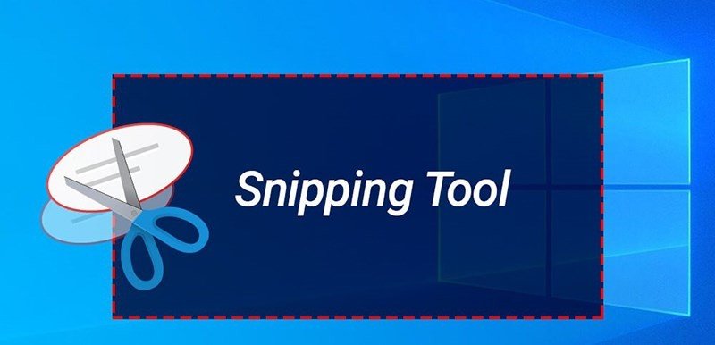 Giao diện chính của Snipping Tool