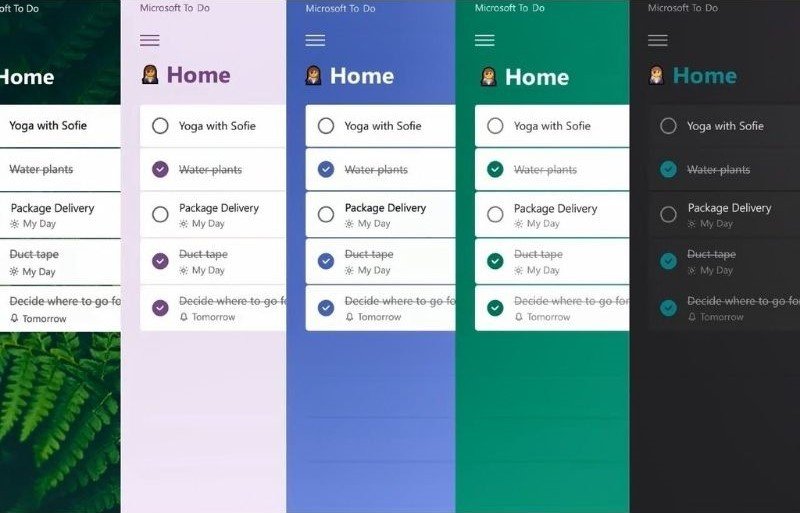Giao diện phần mềm Microsoft To-Do trên màn hình desktop