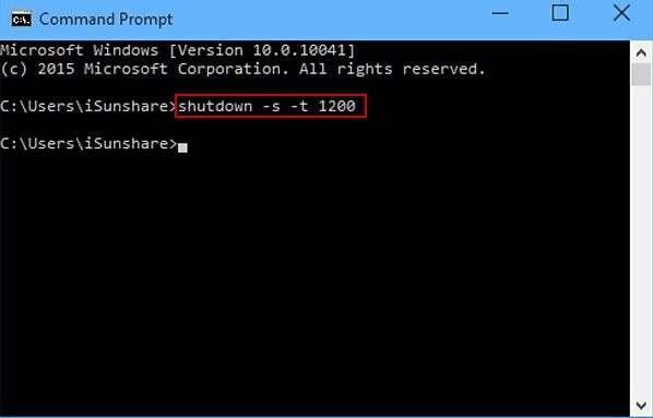 Hẹn giờ tắt máy tính Windows bằng Command Prompt (CMD)