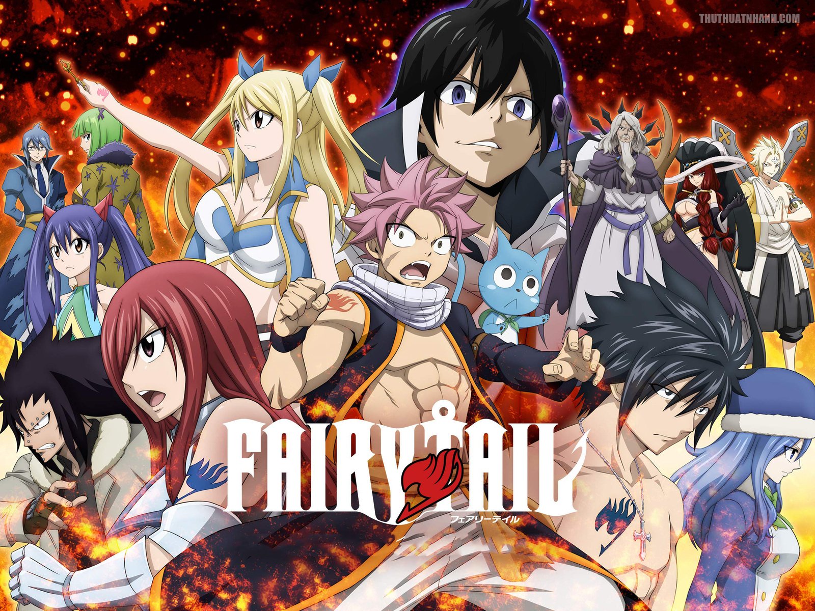 Hình nền Fairy Tail đẹp mắt cho người hâm mộ