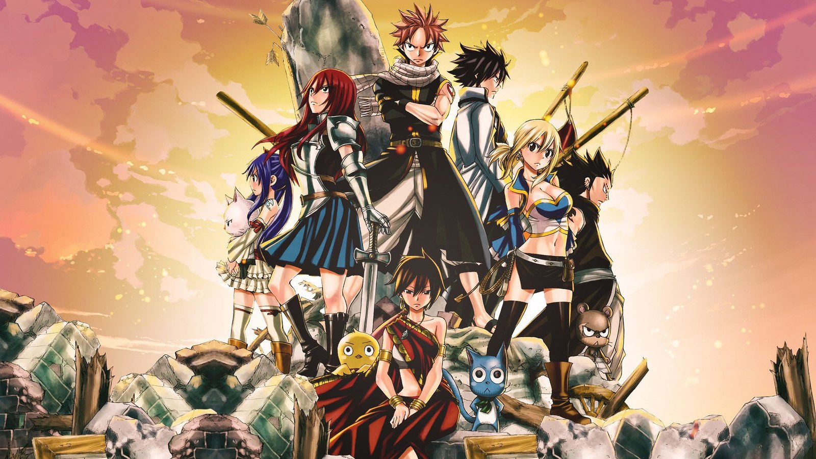 Hình nền chất lượng cao cho máy tính từ Fairy Tail