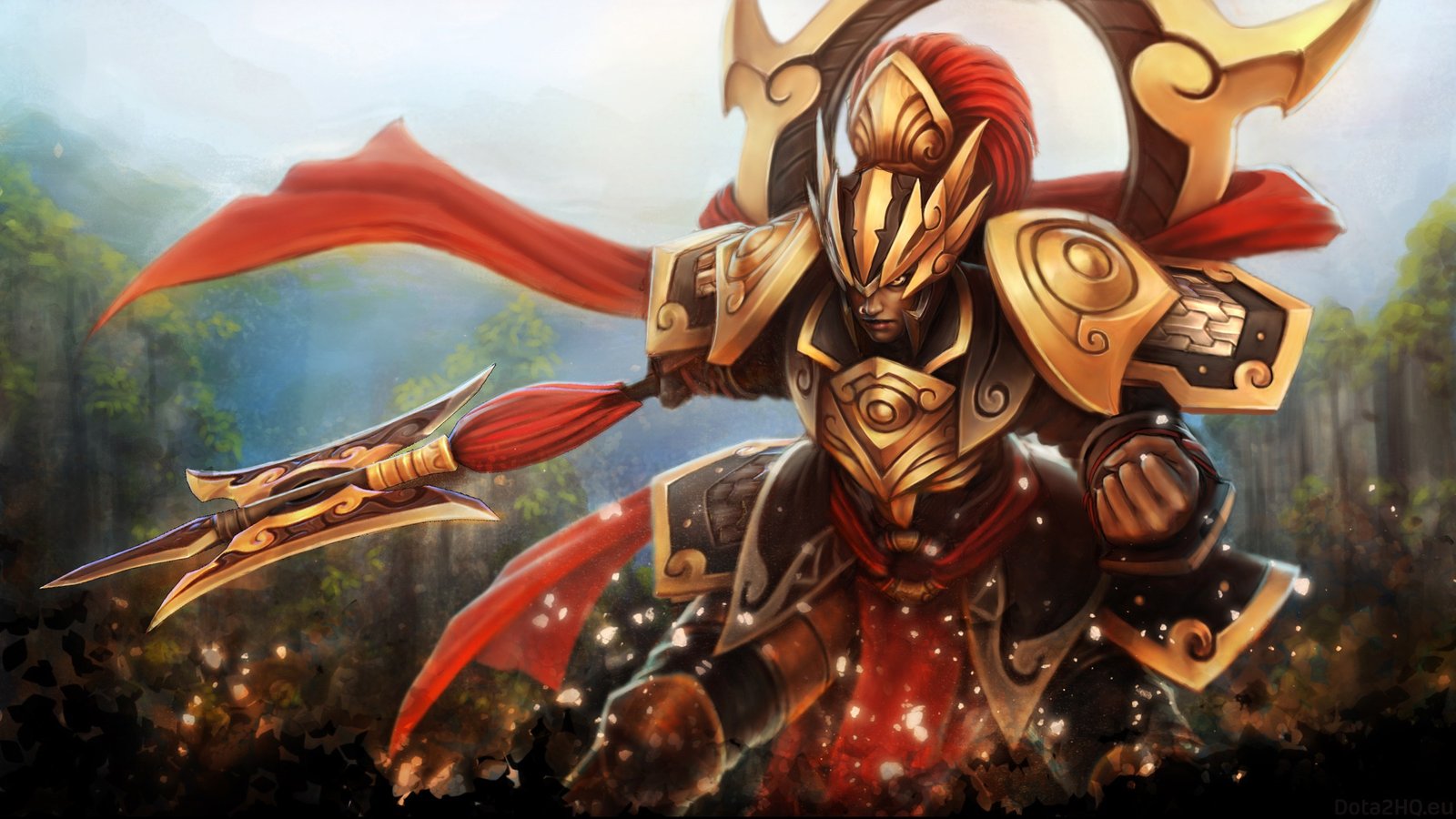 Hình nền Legion Commander Dota 2K cho máy tính
