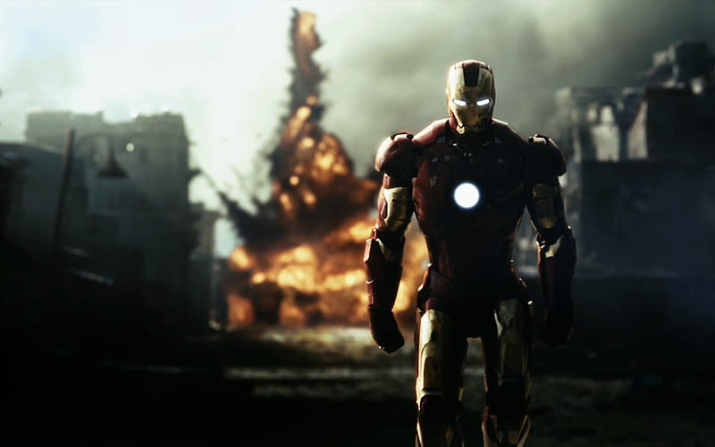 Hình nền máy tính 4K Iron Man chất lượng cao từ truyện tranh