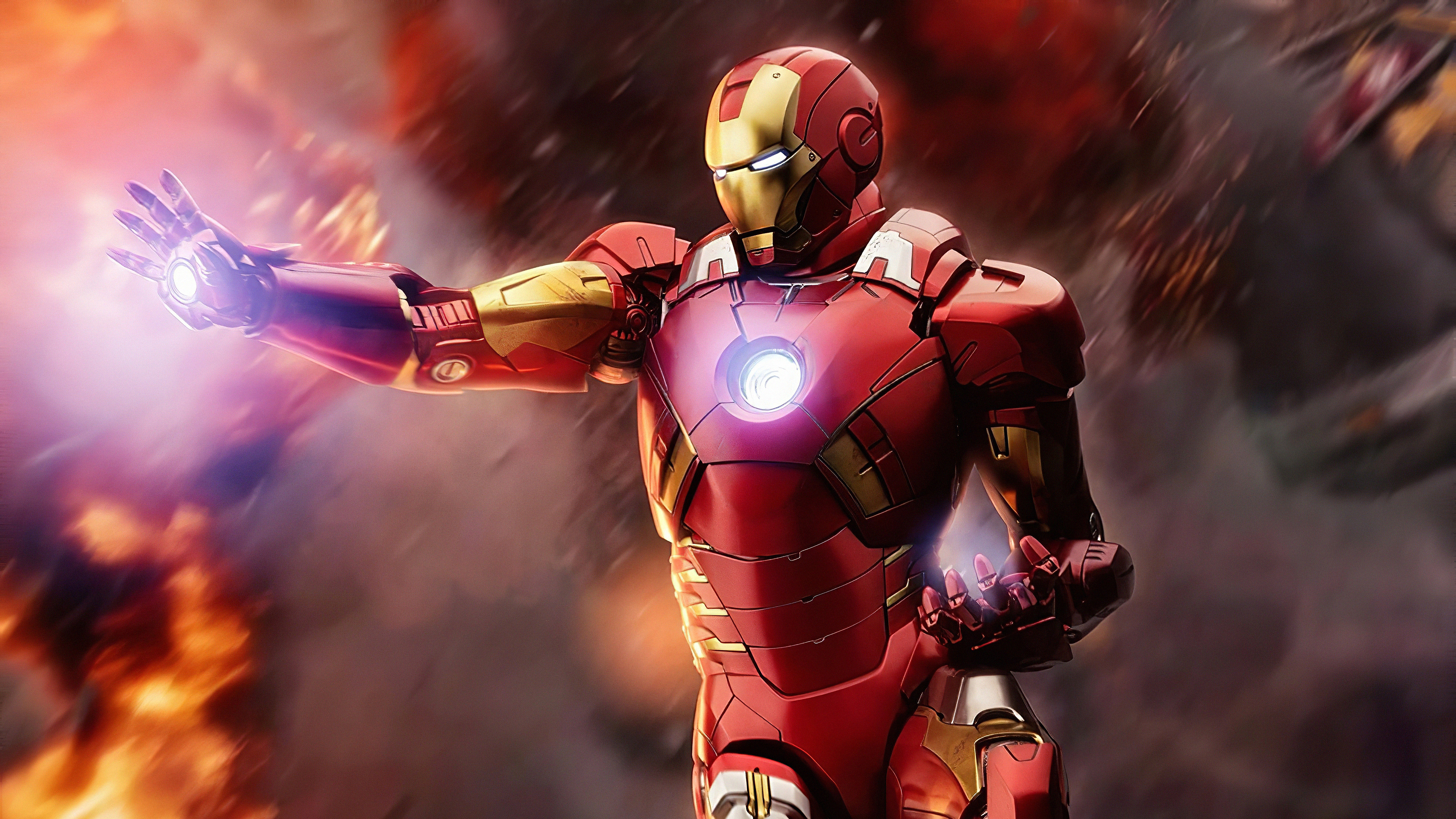 Hình nền máy tính 4K Iron Man với công nghệ HD sắc nét