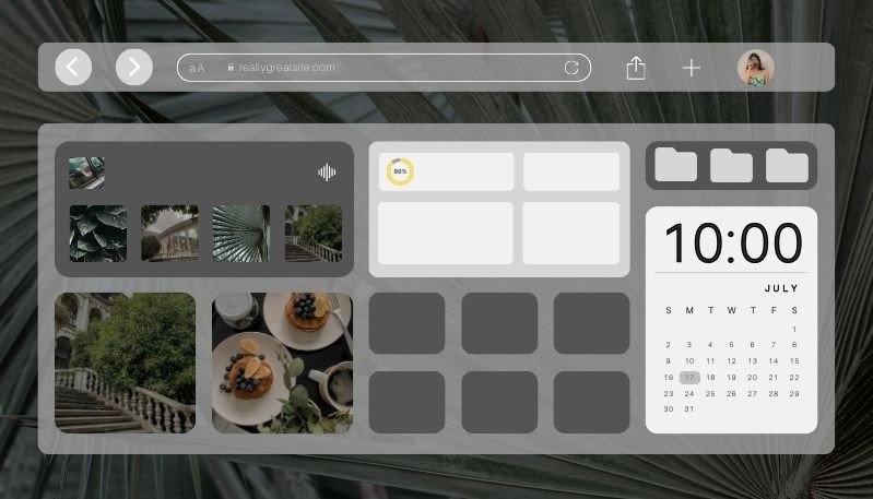 Hình nền máy tính độc đáo màu sắc nhẹ nhàng tổ chức