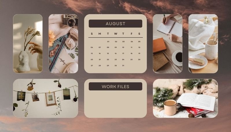 Hình nền máy tính độc đáo tương phản tổ chức