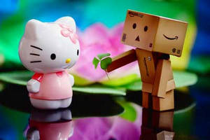 Hình nền máy tính tình yêu đẹp cặp đôi trái tim