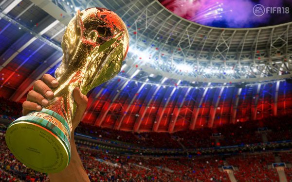 Hình nền sân vận động World Cup 2018 buổi tối