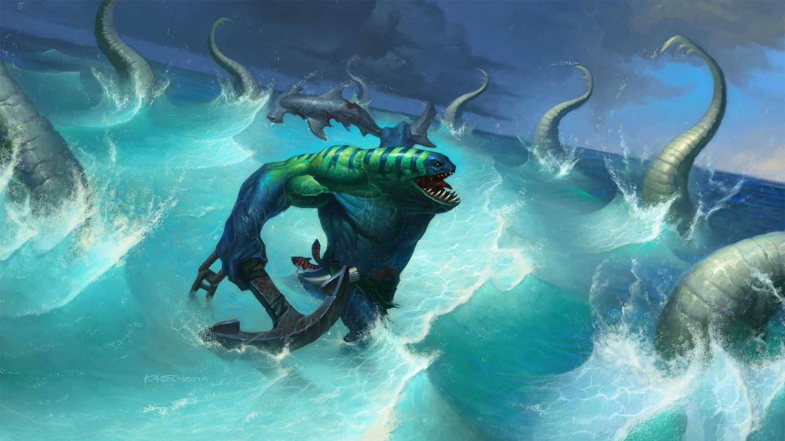 Hình nền Tidehunter Dota 2 cho máy tính