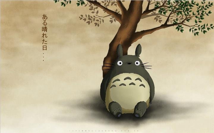Hình nền Totoro cute dễ thương