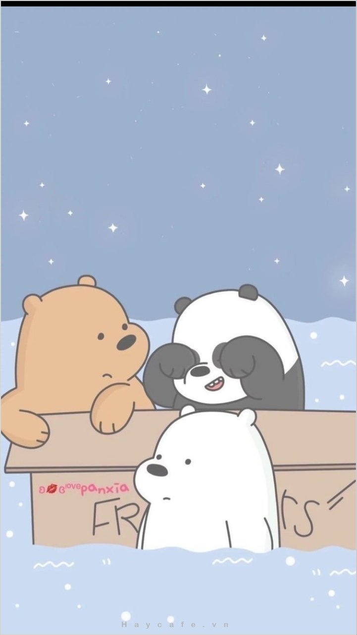 Hình nền We Bare Bears cho không gian làm việc đáng yêu