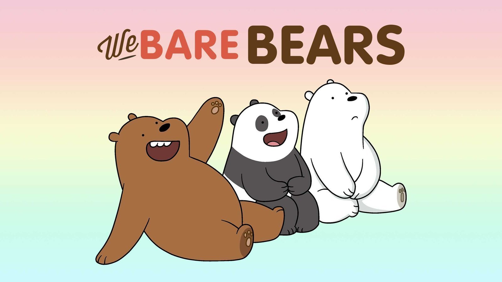 Hình nền We Bare Bears cute cho không gian làm việc giải trí